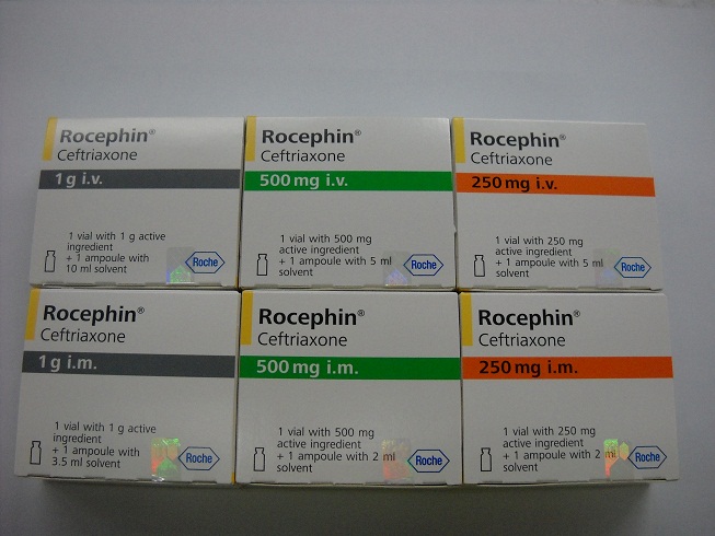 The Department of Health (DH) today (October 11) endorsed Roche Hong Kong Limited (Roche) , a licensed drug wholesaler, to conduct a voluntary recall of six registered pharmaceutical products namely Rocephin for Inj 250mg IM (HK-20182), Rocephin for Inj 500mg IM (HK-20187), Rocephin for Inj 500mg IV (HK-20188), Rocephin for Inj 1g IV (HK-20190), Rocephin for Inj 1g IM (HK-20192) and Rocephin for Inj 250mg IV (HK-52844) because of a stability issue.