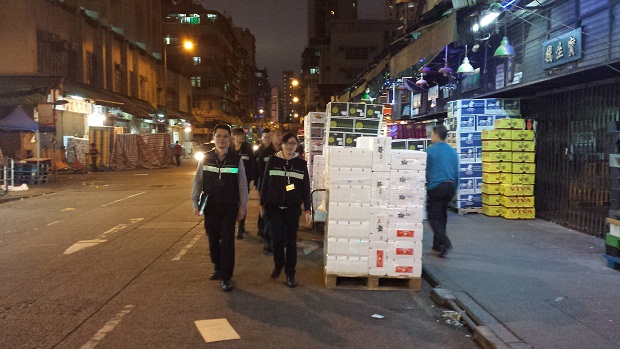 Tobacco Control Inspectors conduct a nighttime operation.