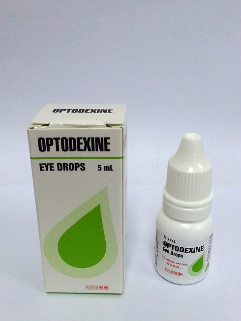 需回收的Optodexine眼藥水。