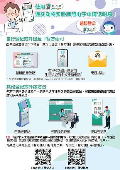 「智方便+」免费户口登记或升级方法 「智方便+」免费户口登记或升级方法