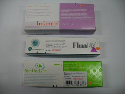 GlaxoSmithKline Ltd. recalls three of its vaccines because of suspected quality defect.