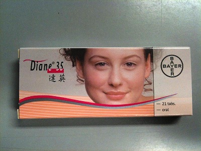 Diane 35, containing cyproterone and ethinylestradiol (both Part I poisons), is indicated for the treatment of severe acne caused by excessive androgen in women.