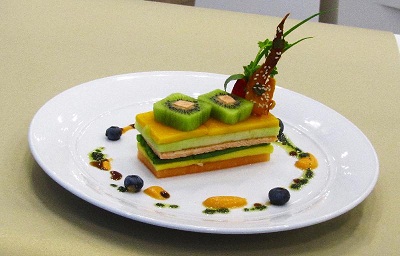 Gold prize-winning dish: "Fruity Party".