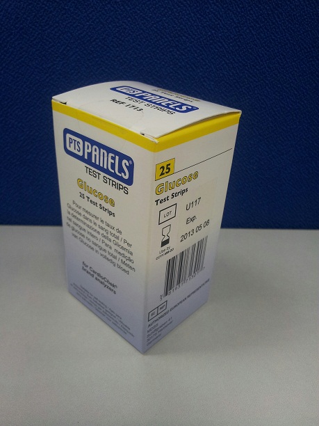 PTS Panels Glucose Test Strips.