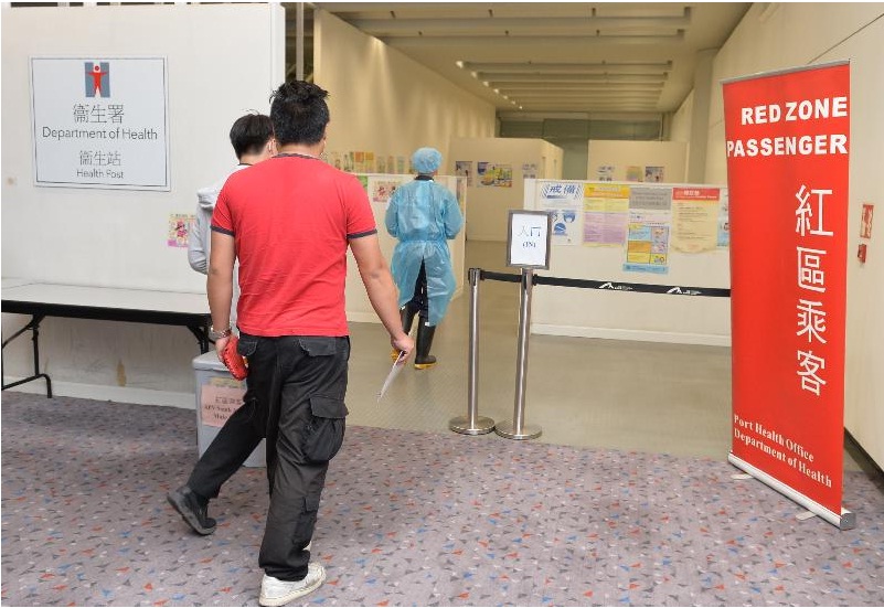 Other passengers are triaged on ground for risk assessment. Other passengers are triaged on ground for risk assessment.