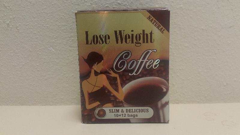 The slimming product "Lose Weight Coffee", which was found to contain the Part 1 poison sibutramine.