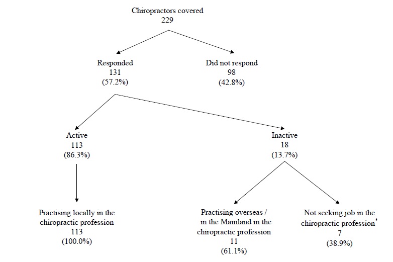Chart A: Activity Status of Chiropractors Covered