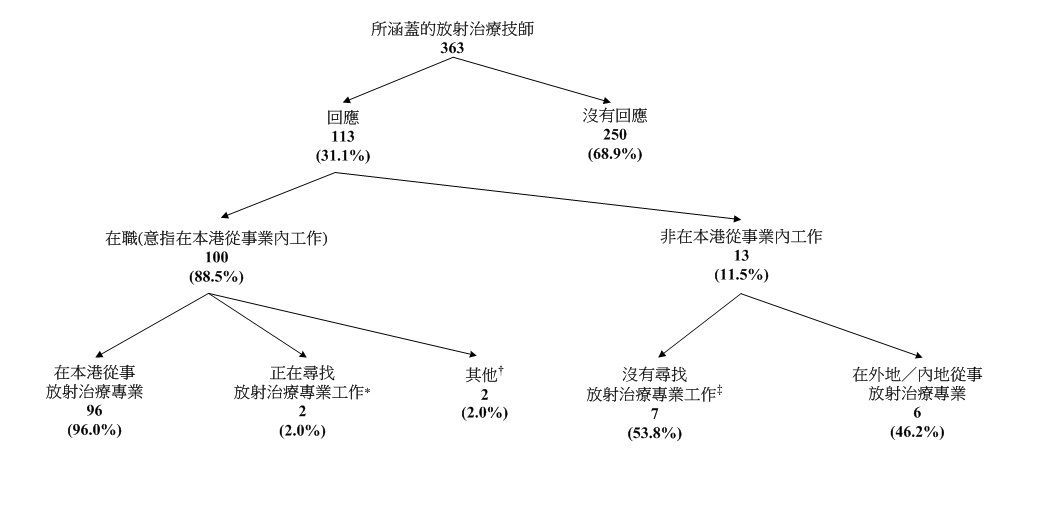 所涵蓋放射治療技師的經濟活動身分